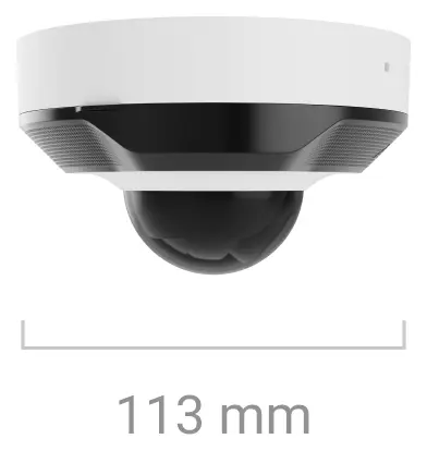 Ajax DomeCam Mini (5 Mp/2.8 mm) IP Dome Kamera — görsel 5