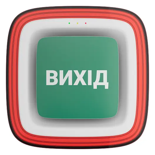Ajax EN54 FireProtect (Sounder/VAD) EXIT (UA) Jeweller Kablosuz Flaşörlü Yangın Sireni — görsel 3