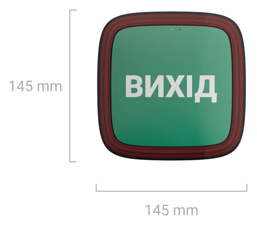 Ajax EN54 FireProtect (VAD) EXIT (UA) Jeweller Kablosuz Yangın Uyarı Flaşörü (VAD) — görsel 5
