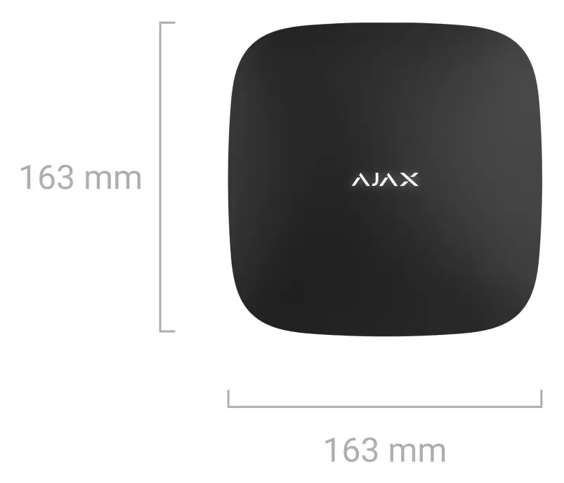 Ajax Hub 2 (2G) Jeweller Kablosuz Alarm Paneli — görsel 4