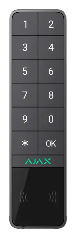 Ajax KeyPad Outdoor Jeweller Kablosuz Dış Ortam Tuş Takımı — görsel 4