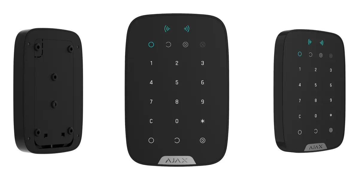 Ajax KeyPad Plus Jeweller Kablosuz Kart Okuyuculu Tuş Takımı