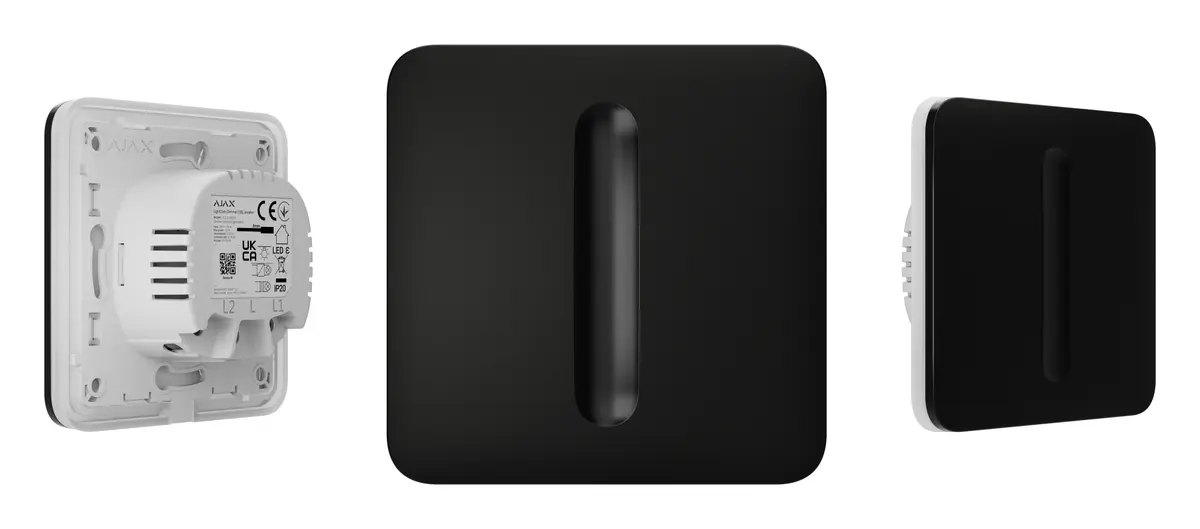 Ajax LightSwitch (Dimmer) Jeweller Kablosuz Akıllı Işık Anahtarı