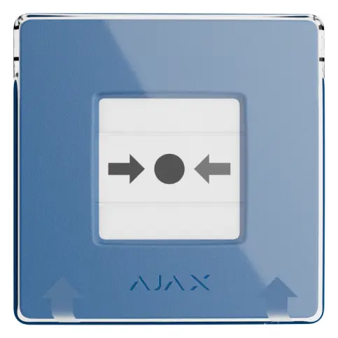 Ajax ManualCallPoint (Blue) Jeweller Kablosuz Programlanabilir Acil Durum Butonu — görsel 2
