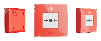 Ajax ManualCallPoint (Red) Jeweller Kablosuz Yangın İhbar Butonu