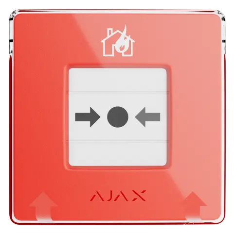 Ajax ManualCallPoint (Red) Jeweller Kablosuz Yangın İhbar Butonu — görsel 2