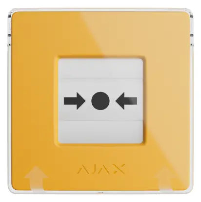 Ajax ManualCallPoint (Yellow) Jeweller Kablosuz Programlanabilir Acil Durum Butonu — görsel 2