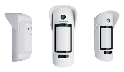 Ajax MotionCam Outdoor Jeweller Kablosuz Dış Ortam Fotoğraf Doğrulamalı Hareket Dedektörü