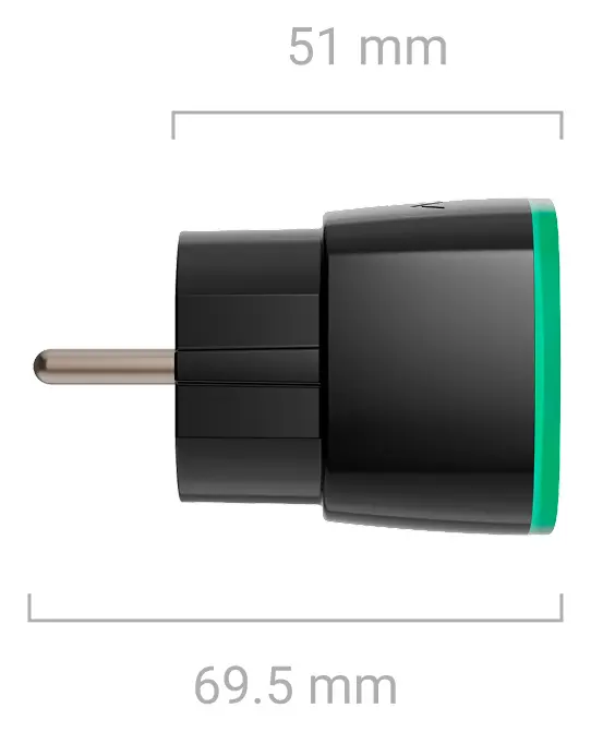Ajax Socket (type F) Jeweller Kablosuz Akıllı Priz (Güç Ölçümlü) — görsel 5