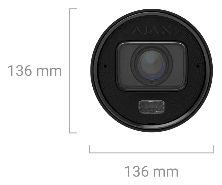 Ajax Superior BulletCam HLVF (8 Mp) IP Bullet Kamera — görsel 4