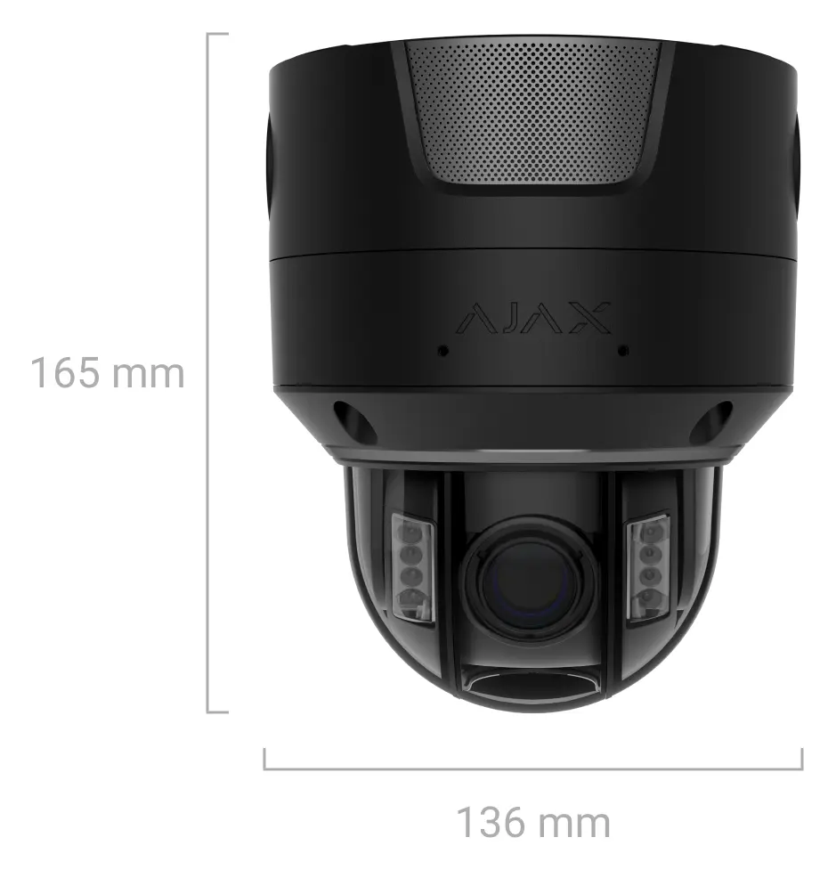 Ajax Superior DomeCam HLVF (8 Mp) IP Dome Kamera — görsel 4