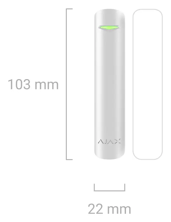 Ajax Superior DoorProtect G3 Jeweller Kablosuz Manyetik Kontak — görsel 4