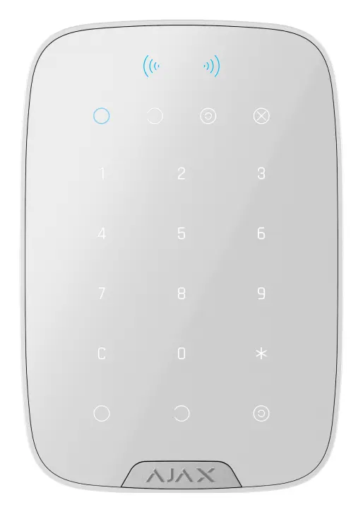 Ajax Superior KeyPad Plus Jeweller Kablosuz Kart Okuyuculu Tuş Takımı — görsel 3