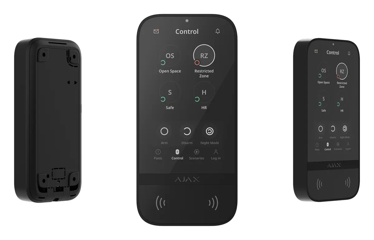 Ajax Superior KeyPad TouchScreen G3 Jeweller Kablosuz Dokunmatik Ekranlı Tuş Takımı