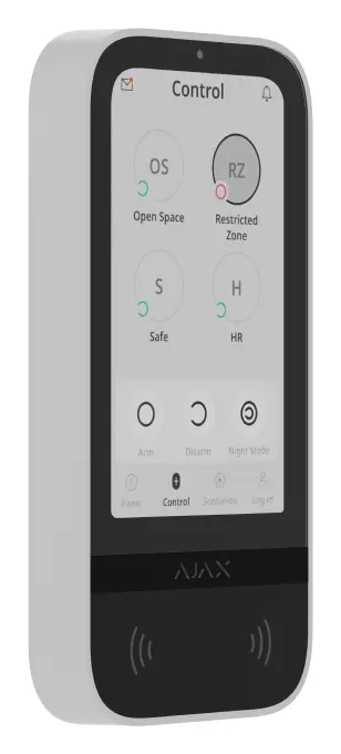 Ajax Superior KeyPad TouchScreen G3 Jeweller Kablosuz Dokunmatik Ekranlı Tuş Takımı — görsel 3