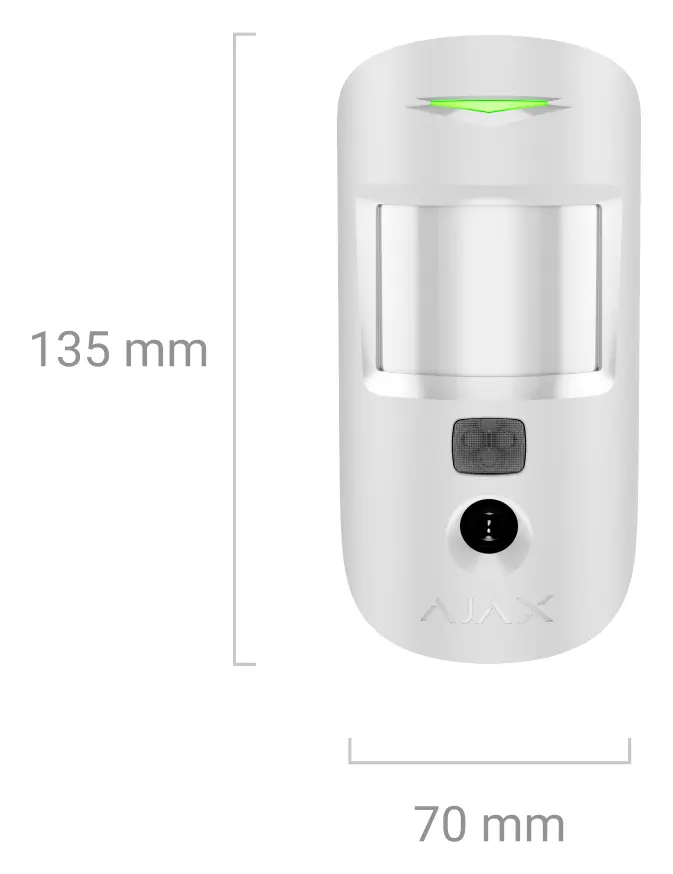 Ajax Superior MotionCam (PhOD) Jeweller Kablosuz Fotoğraf Doğrulamalı Hareket Dedektörü — görsel 4