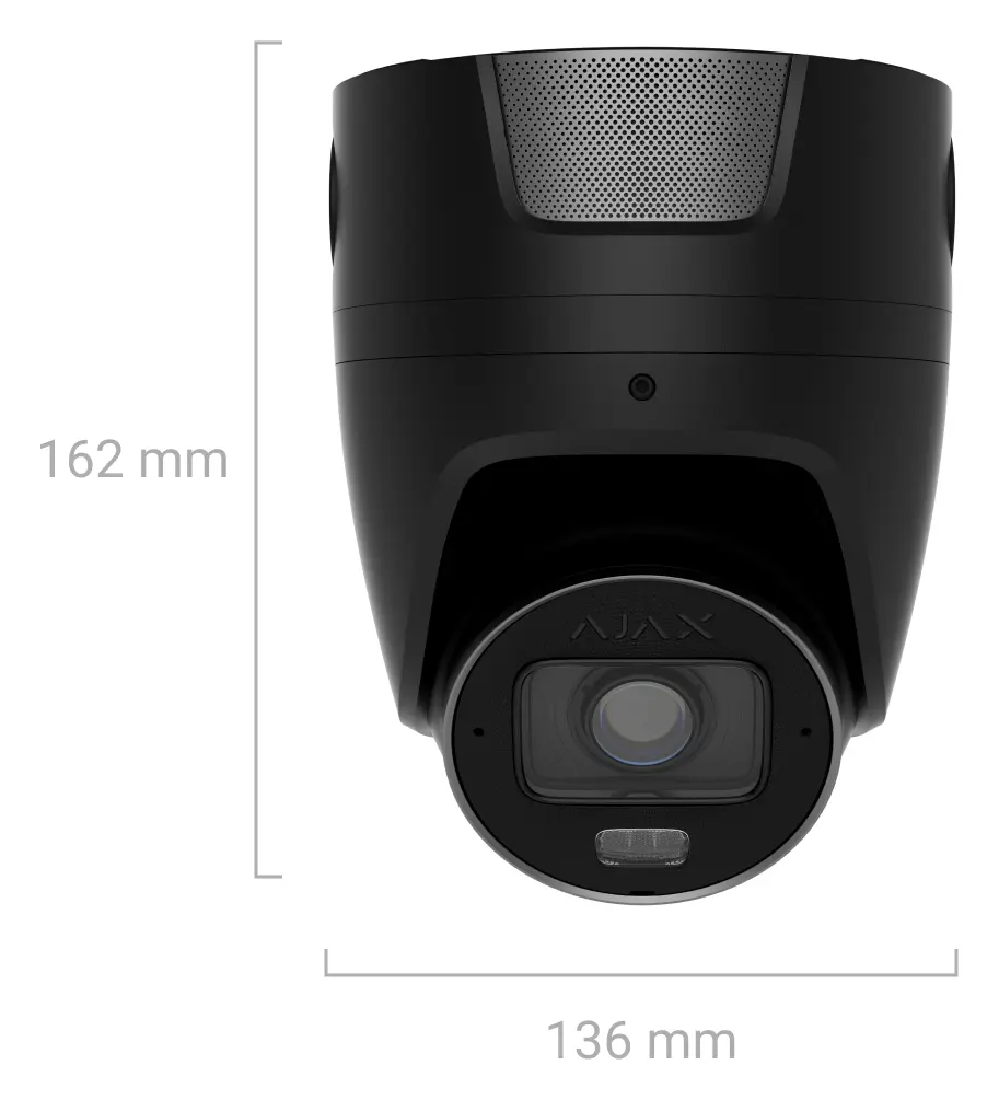 Ajax Superior TurretCam HLVF (4 Mp) IP Turret Kamera — görsel 4