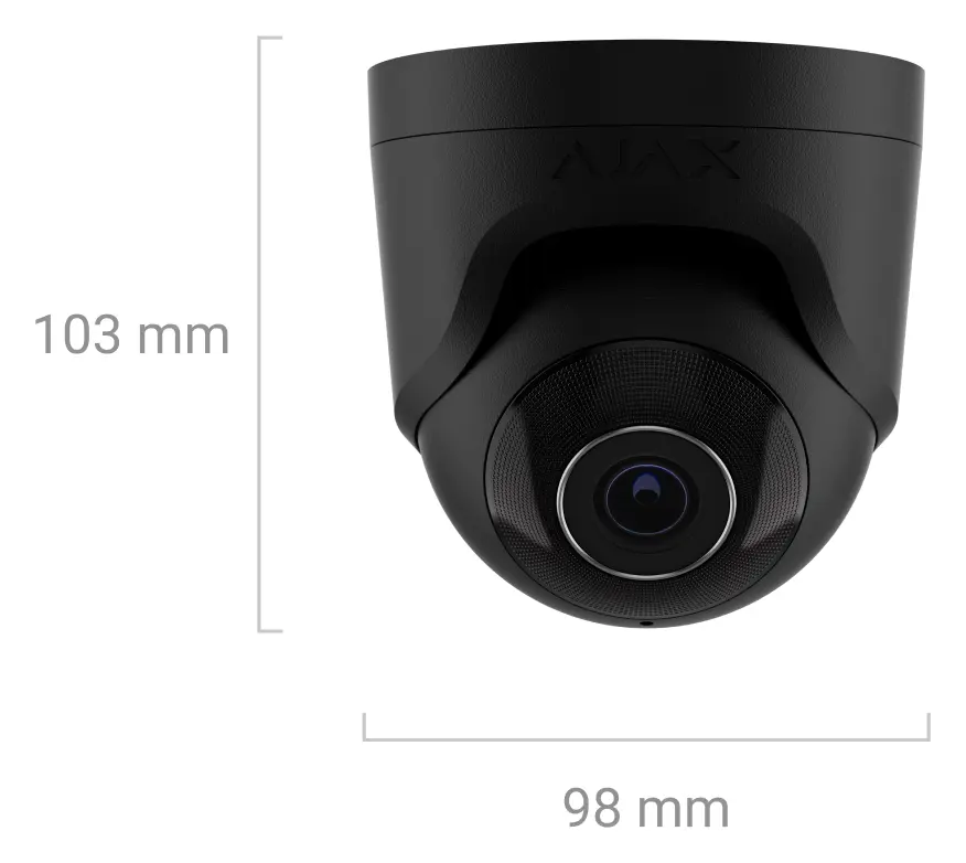 Ajax TurretCam (5 Mp/4 mm) IP Turret Kamera — görsel 4