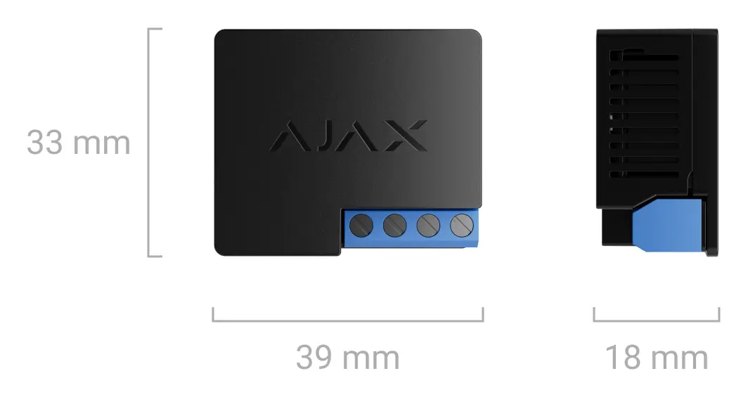 Ajax WallSwitch Jeweller Kablosuz Akıllı Güç Rölesi (230 V) — görsel 3