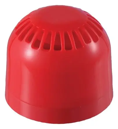 Apollo 29600-322 Series 65 Konvansiyonel Kırmızı Gövde Yangın Sireni / Flaşör