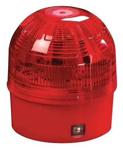 Apollo 55000-009APO XP95 Adresli Kırmızı Gövde Kırmızı Flaşlı İzolatörlü Yangın Sireni / Flaşör