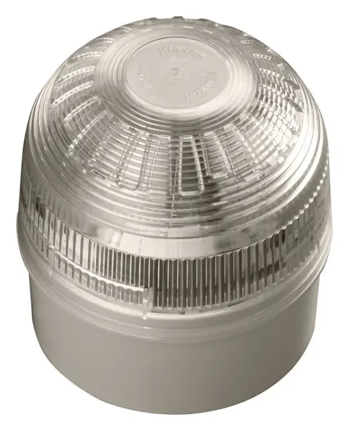 Apollo 55000-010APO XP95 Adresli Beyaz Gövde Kırmızı Flaşlı İzolatörlü Yangın Sireni / Flaşör