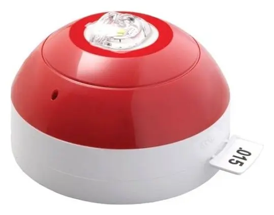 Apollo 55000-741APO XP95 Adresli Kırmızı Gövde Beyaz Flaşlı EN 54-23 Kat. W Yangın Sireni / Flaşör