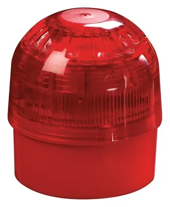 Apollo 58000-005APO XP95 Adresli Kırmızı Gövde Kırmızı Flaşlı Yangın Sireni / Flaşör