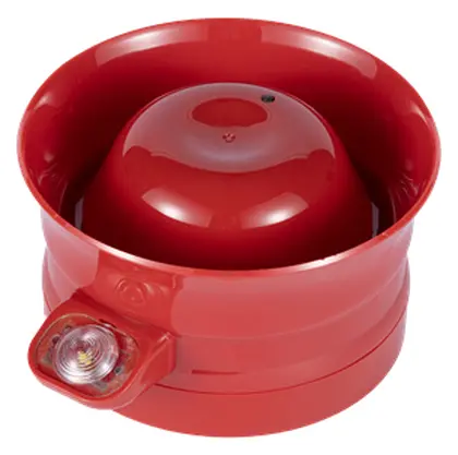 Apollo SA5500-351APO XP95 Adresli Kırmızı Gövde Kırmızı Flaşlı Yangın Sireni / Flaşör