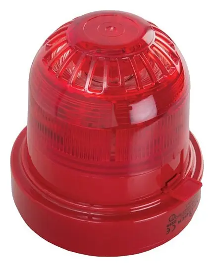 Apollo XPA-CB-14003-APO XPander Kablosuz Kırmızı Gövde Kırmızı Flaşlı Yangın Sireni / Flaşör