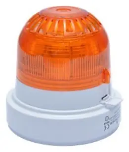 Apollo XPA-CB-14004-APO XPander Kablosuz Beyaz Gövde Amber Flaşlı Yangın Sireni / Flaşör