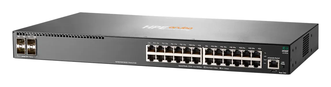 Aruba JL253A 2930F 24G 4SFP+ Yönetilebilir Switch