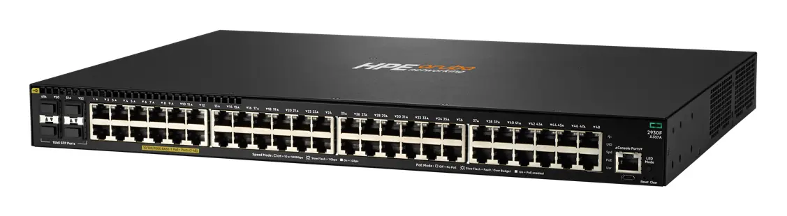 Aruba JL557A 2930F 48G PoE+ 4SFP 740W PoE Switch