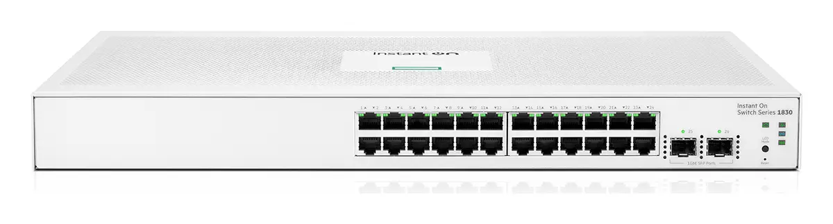 Aruba Instant On JL812A 1830 24G 2SFP Yönetilebilir Switch