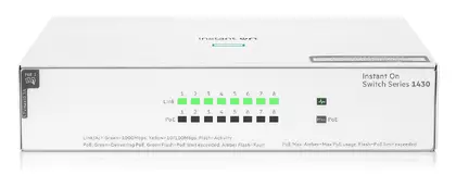Aruba Instant On R8R46A 1430 8G Class4 PoE 64W PoE Switch