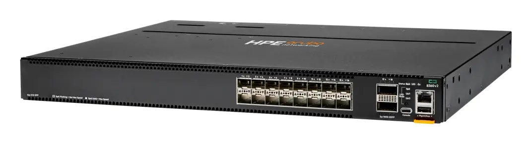 Aruba R9G10A CX8360-16Y2C v2 Port-to-Power Airflow 3xFan 2xPSU Attached Veri Merkezi Switch