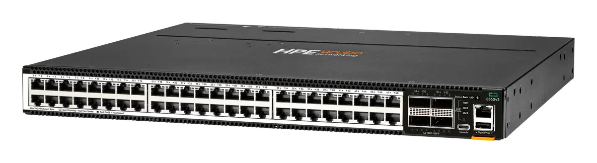 Aruba R9G13A CX8360-48XT4C v2 Power-to-Port Airflow 3xFan 2xPSU Attached Veri Merkezi Switch