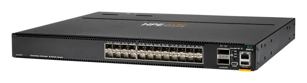 Aruba R9G17A CX8360-24XF2C v2 Power-to-Port Airflow 3xFan 2xPSU Attached Veri Merkezi Switch