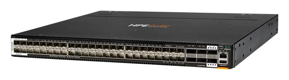 Aruba R9G23A CX8360-48Y6C v2 Power-to-Port Airflow 5xFan 2xPSU Attached Veri Merkezi Switch