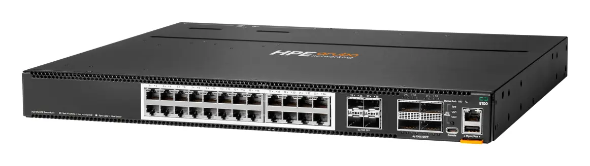 Aruba R9W95A CX8100 24x10G Base-T 4x10G SFP+ 4x40/100G QSFP28 Veri Merkezi Switch