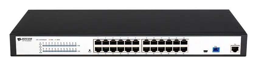 BDCOM GP1702-24GPM 24GE PoE GPON ONU (MDU)