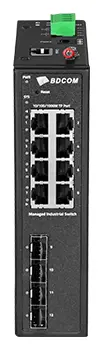 BDCOM IES200-L25-2S4T 4 Port Gigabit 2×SFP L2+ Endüstriyel Switch — görsel 2