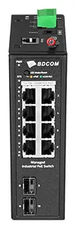 BDCOM IES200-L25-4S8T 8 Port Gigabit 4×SFP L2+ Endüstriyel Switch — görsel 5