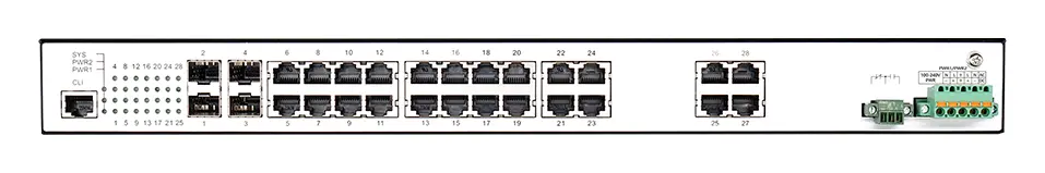BDCOM IES2000-5024T4S 24 Port Gigabit 4×SFP L2+ Endüstriyel Switch — görsel 5