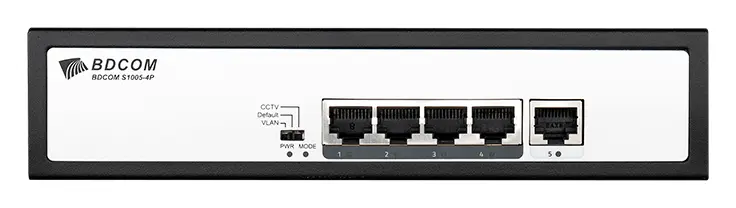 BDCOM S1005-4P 4 Port Fast Ethernet PoE Yönetilemez Switch — görsel 5