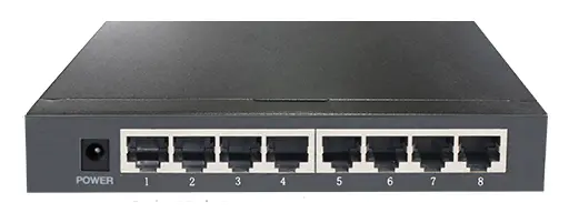 BDCOM S1008D 8 Port Fast Ethernet Yönetilemez Switch — görsel 2