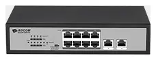 BDCOM S1010-8P 8 Port Fast Ethernet PoE Yönetilemez Switch — görsel 6