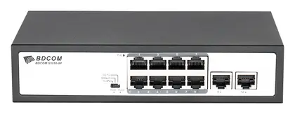 BDCOM S1010-8PV1 8 Port Fast Ethernet PoE Yönetilemez Switch