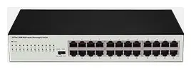 BDCOM S1024C 24 Port Fast Ethernet Yönetilemez Switch — görsel 2