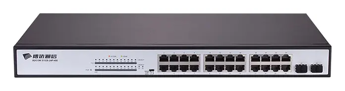 BDCOM S1526-24P 24 Port Gigabit PoE 2×SFP Yönetilemez Switch
